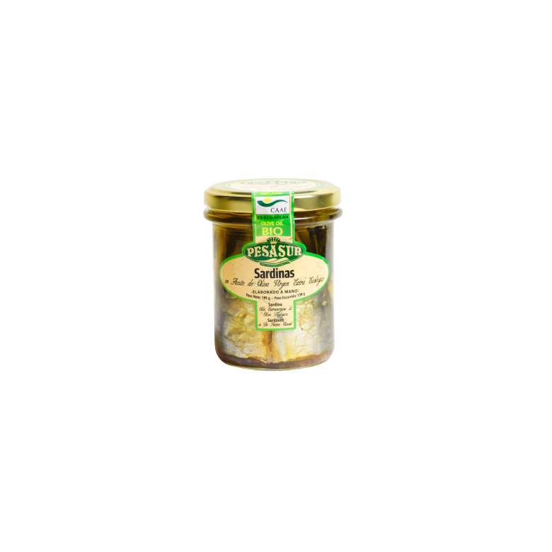 Sardines, 195 g organic